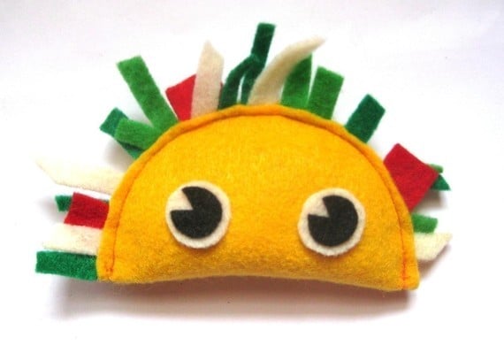 Taco Cat Toy with Organic Catnip Taco Cat Toy with Organic Catnip